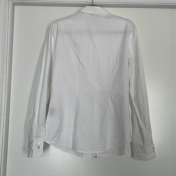 Salvatore Ferragamo White Buttoned Down Shirt / Size 14 - Picture 7 of 11